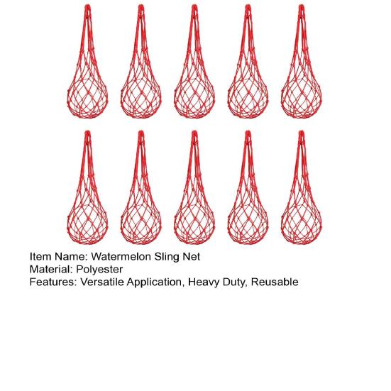 UV Resistant Fruit Support 10Pcs Watermelon Sling Nets, Weatherproof Reusable Melon Holder Space Saving Vine Mesh, Hammocks for Cantaloupe Cucumber