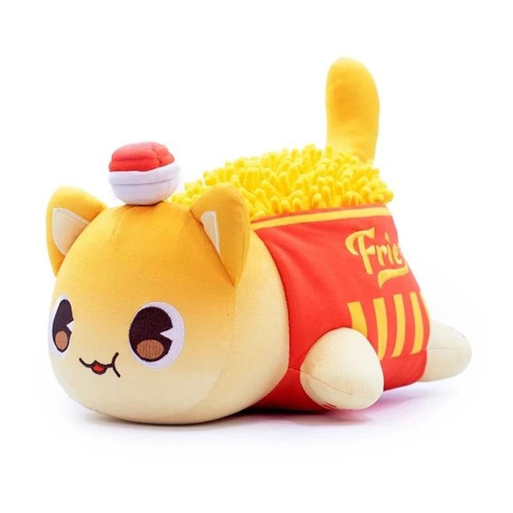 Aphmau Hot Plush Meemeows Food Cat Plushies Toy Cute Cola Fries Donut Cat Plushes Stuffed Dolls Sleeping Pillow Christmas Gift