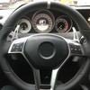 2PCS Aluminum Car Steering Wheel Paddle Shifter Extension For Mercedes Benz A B C E GLE Class W176 W205 W246 C117 W218