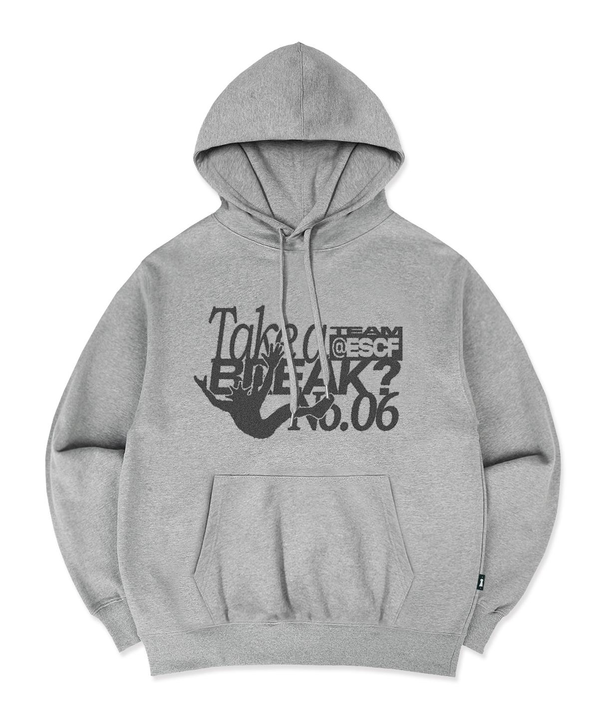 Escape From 06 Break Print Hoodie Gray L