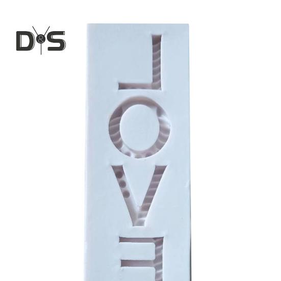 Chocolate Mold Safe No Residue Non-stick Silicone Bear Heart LOVE Pattern Baking Mould for Valentine's Day