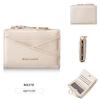 Women's Multi-Card Slot Holder: Anti-Magnetic Zipper Coin Purse, Portable Keychain Card Holder, and ID Storage Bag.