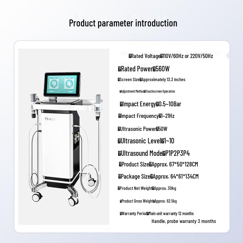 Haomeng Extracorporeal Shockwave Therapy Device CN plug (adapter included)