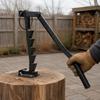 Manual Log Splitter To Use Wood Hand Powered Firewood Splitting Axe for Camping,