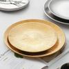 Electroplated Ceramic Plate Gold And Silver Plate Pendulum Decorative Plate Western Food Nordic Disc Light Luxury Tableware