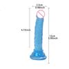 Realistic Dildo Anal Plug Masturbator Sex Toys for Couples Crystal Dildo With Super Strong Suction Women Penis G-Spot Anal Toys