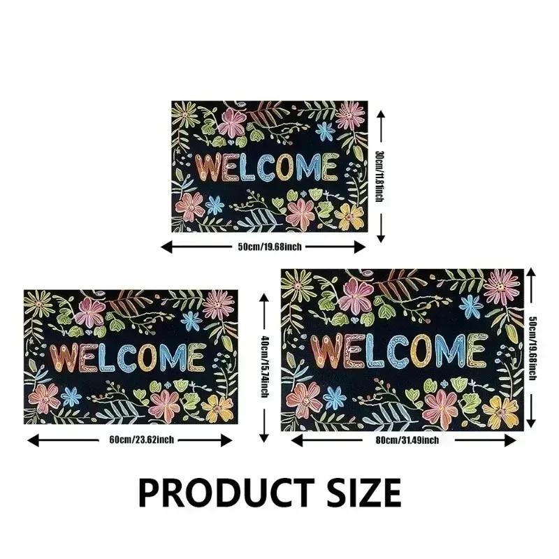 Funny Halloween Ghost Pumpkin Foolish Mortals Carpet Mat Rug Welcome Home Decor for Front Door Bathroom Kitchen Outside Room
