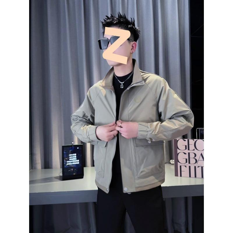 Autumn and Winter Trendy Brand Men's Tooling Jacket Men's Stand-up Collar Top 2025 New High-end Ruffian Handsome Casual Jacket Tide