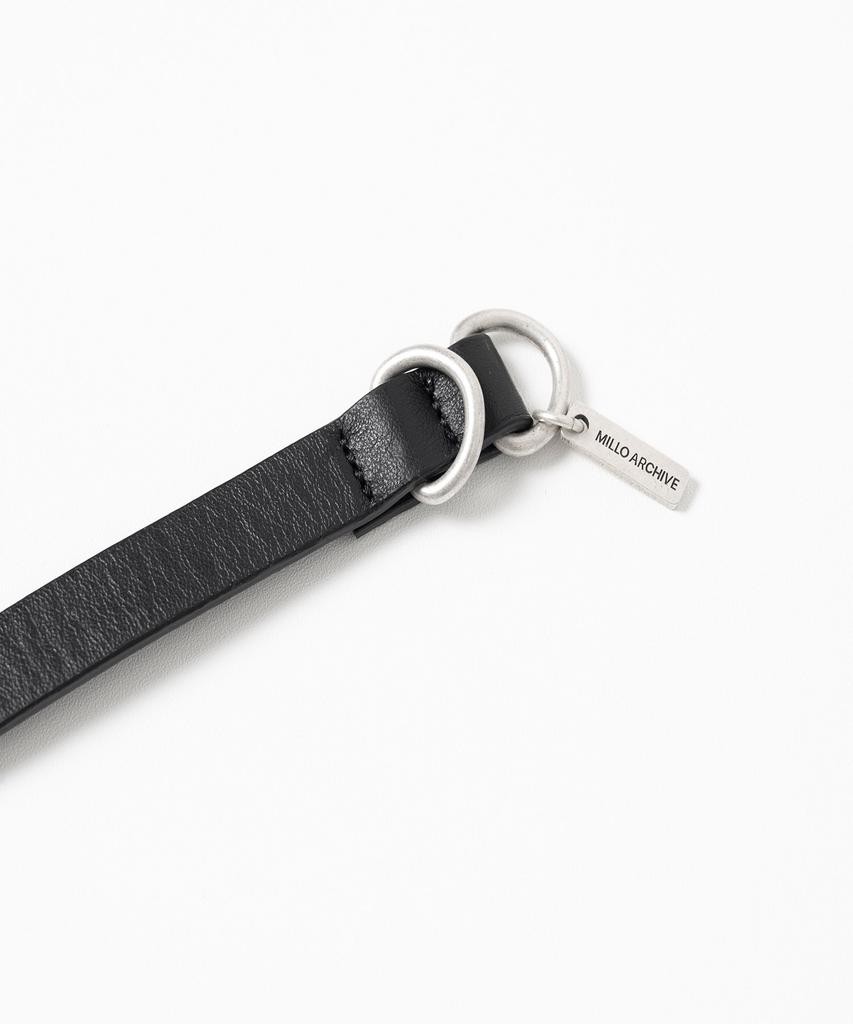 Millo Archive Labfer Leather Bracelet [Black]