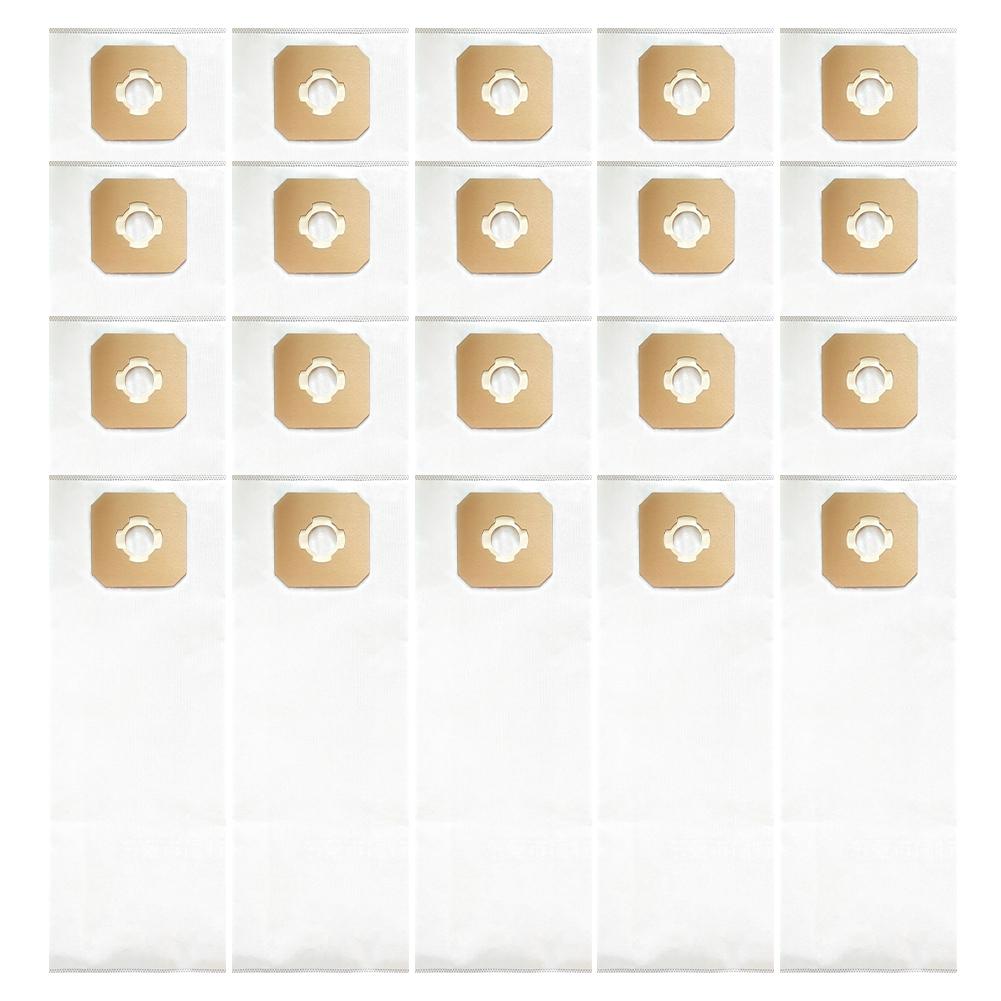 Central Vacuum Dust Bags for Vacuflo Models DB5000 DB7000 DB8000 DB9000 Non Woven Filter Bags 70x25cm White 4 Piece Set