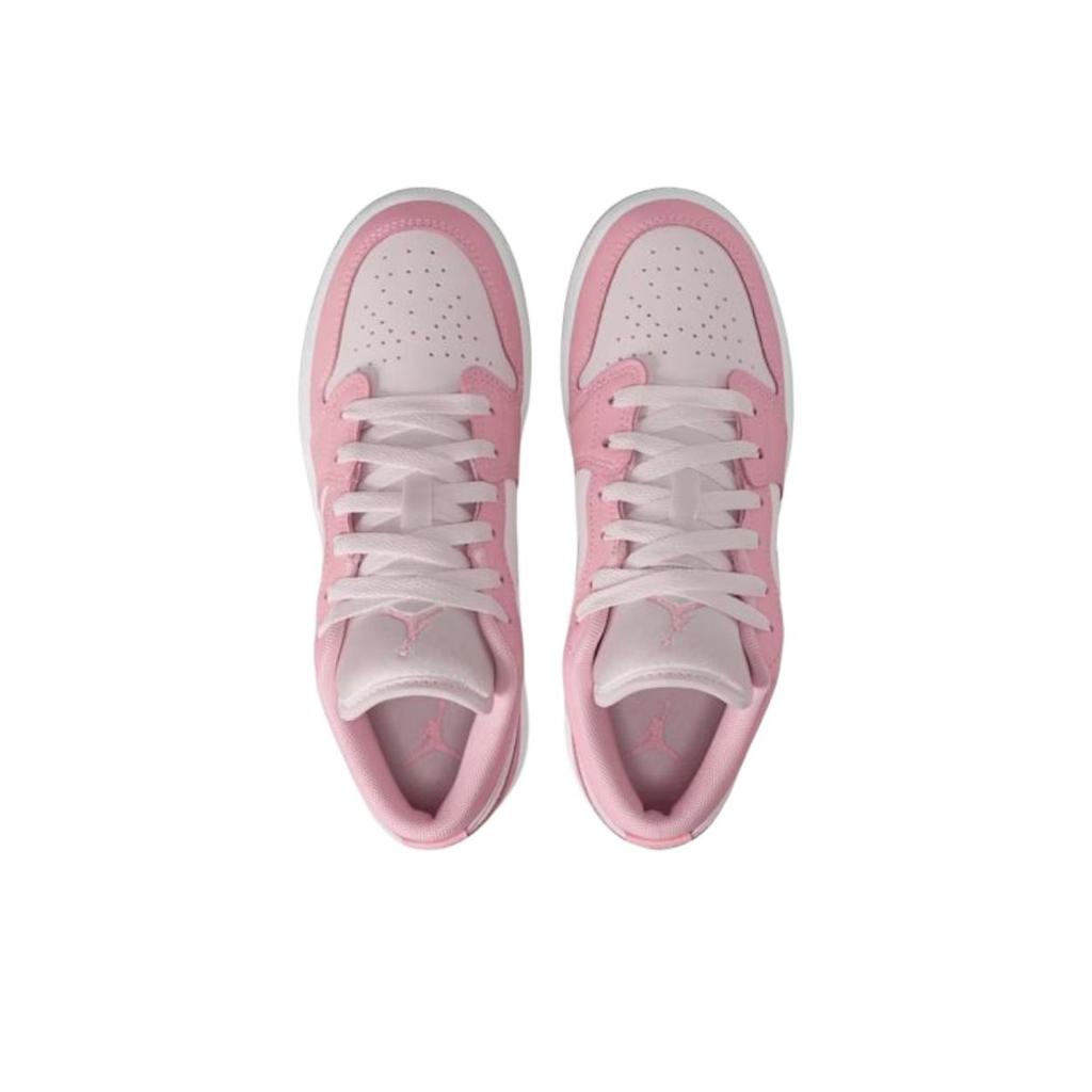 Air Jordan 1 Low GS Medium Soft Pink/White/Pearl Pink Kids Sneakers 553560614