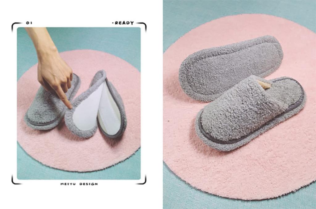 Mop Cleaning Large General Floor Convenient New 2 Colors [Afindern] Slippers, Washable, Slippers, Size, Fluffy, Lightweight, Indoor, Flooring,