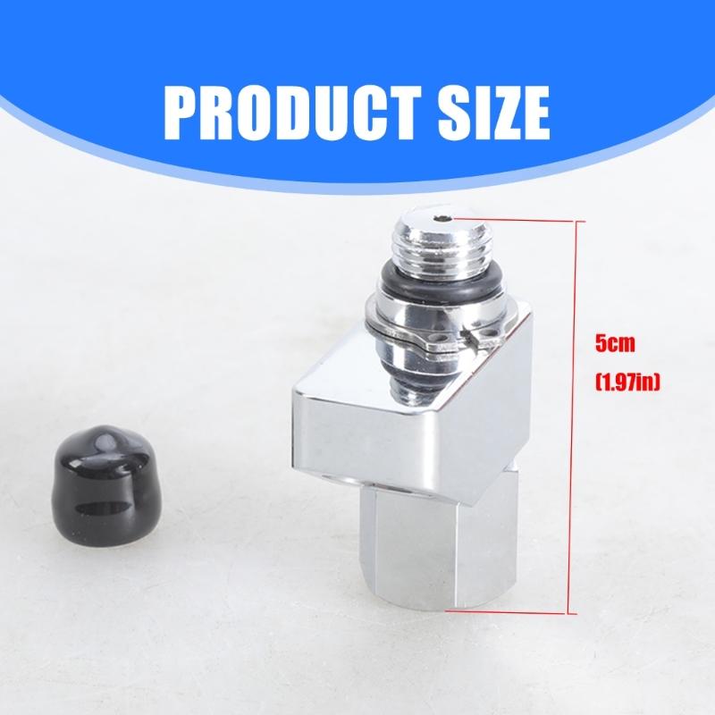 High Pressures Port Adaptor Low High Pressures Scubas Diving Swivels Connector for Diving Equipment Connection