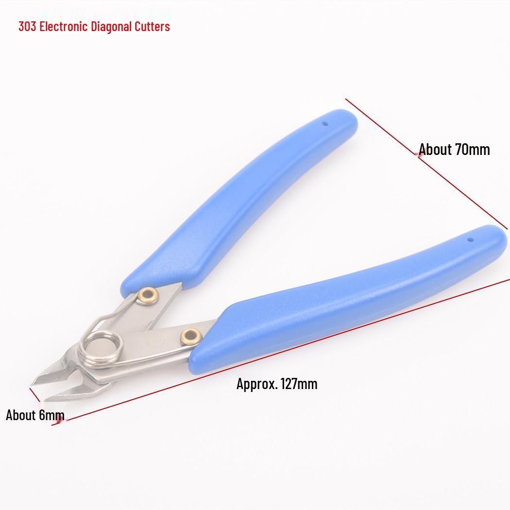 CYH Angled Jaw Stainless Steel Precision Side Cutters for Copper Wire