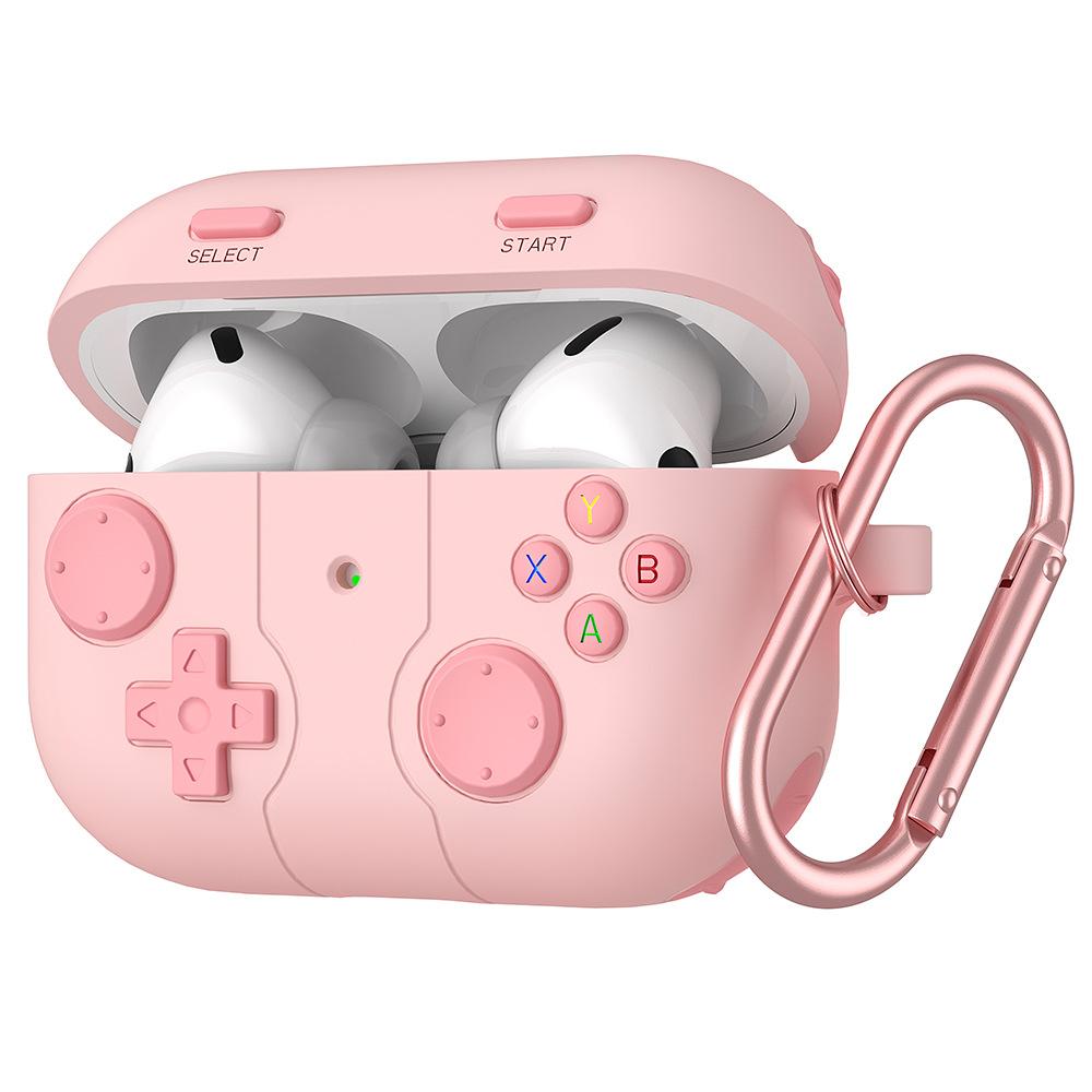 

Game Case for AirPods Pro 3 2025 Cover with Cleaner Kit Keychain For AirPods Pro 3rd Generation Silicone Case for AirPods Pro 3 for AirPods Pro 3