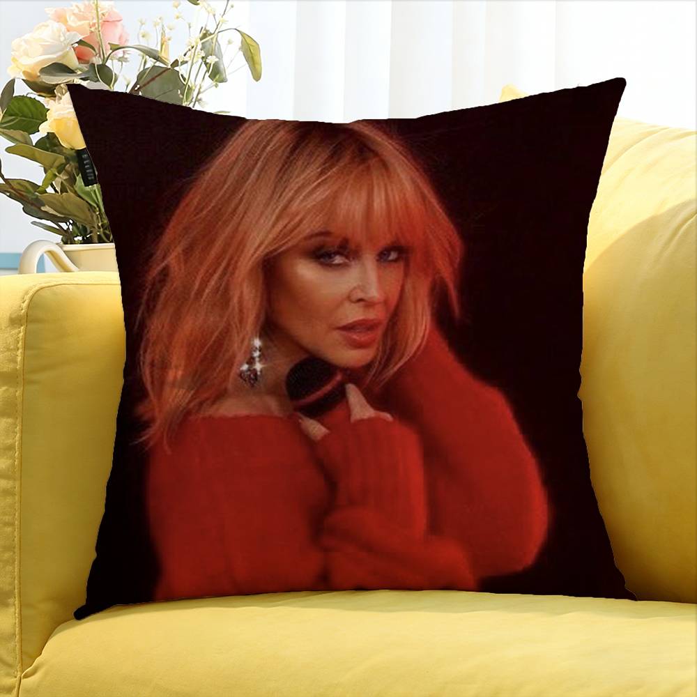 KKylie Minogue Singer World Various Sizes Square Pillow Case For Car Home Bedchamber Decor