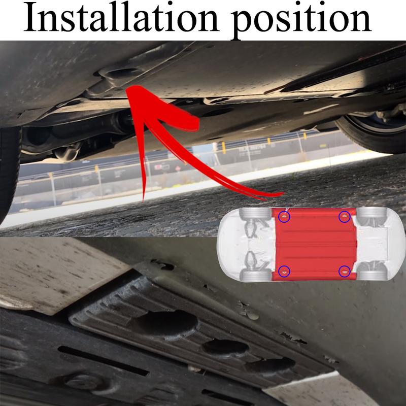 4x For Tesla Model 3 Model S Model X Model Y Car Jack Pad Adapter Rubber Battery & Chassis Protection Black For Lifting Support