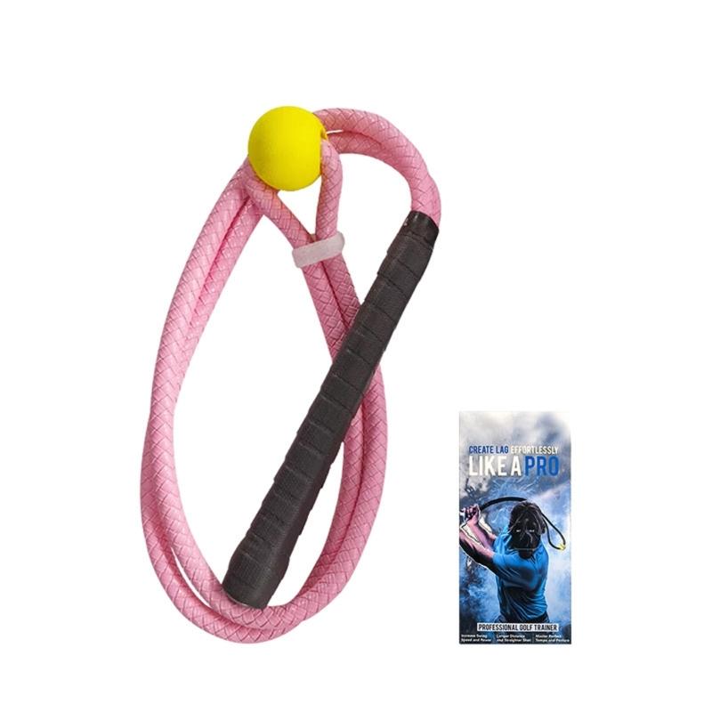 Portable Golf Swing Training Rope Adjustable Golf Assistance Exercises Rope Golf Training Tool for Correcting Postures