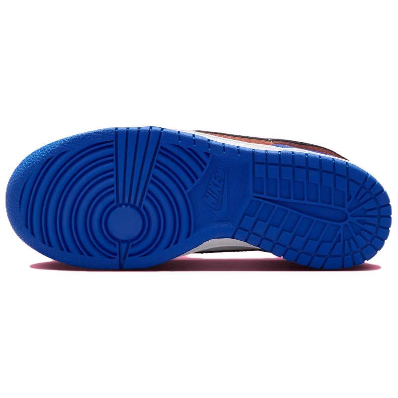 Nike Dunk Anti Slip Wear Resistant Low Top Kids' Skateboarding Shoes Blue Sneakers HF0970-100