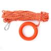 6MM Durchmesser 30M PVC Reflektierende Lebensrettende Seil mit Haken Pull Ringe Lebensrettende Ausrüstung