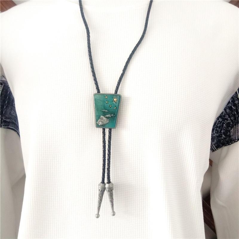 Bolo Styles Tie Western Bolo Tie Unique Bolo Necktie Men's Fashion Accessory for Men's Fashion