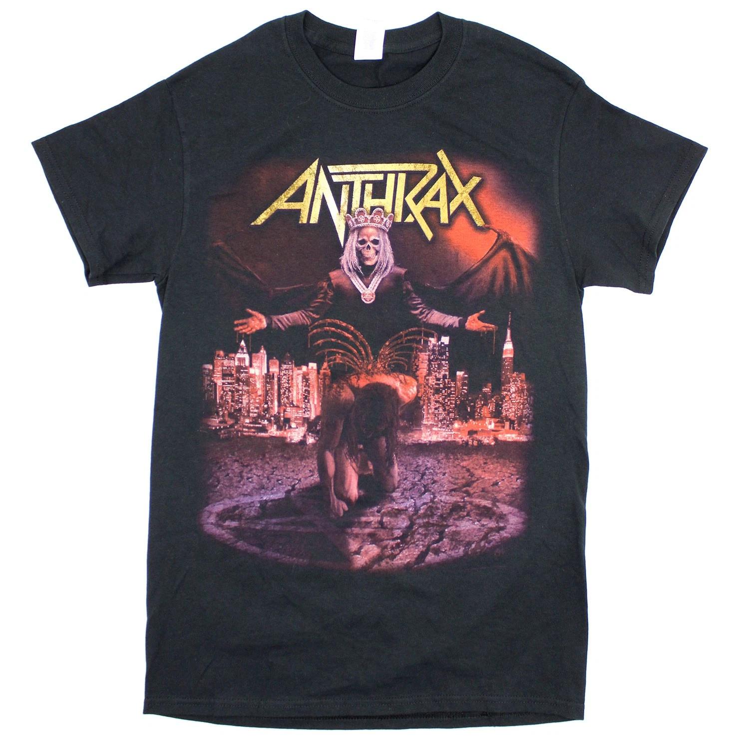 Men s Anthrax World Tour 2017 T-shirt Small Black S