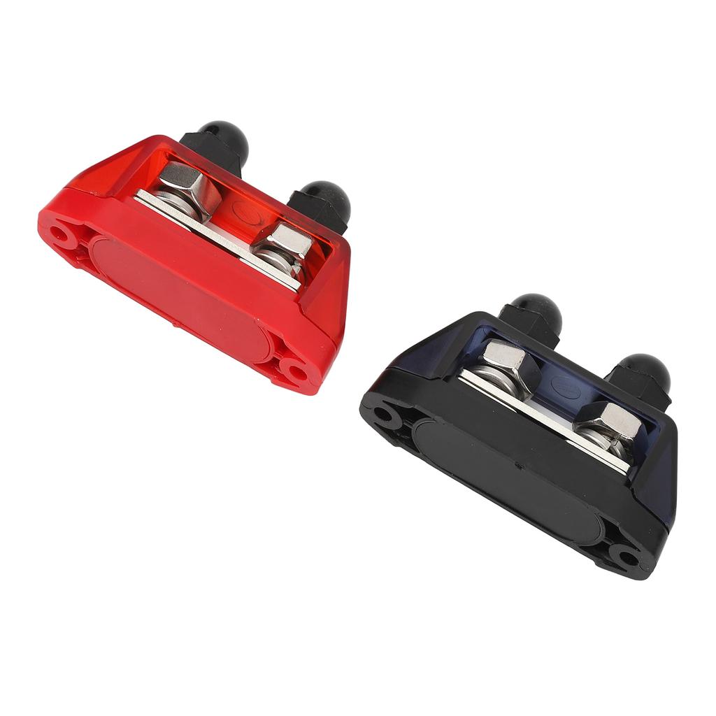 2Pcs Busbar Connector Terminal Power Distribution Block 48V M10 Marine RV Car Circuit Modification