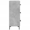 Sideboard Concrete Grey 34.5 x 34 x 90 cm Engineered Wood