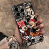 Cool Minnies M-Mickey Plating Phone Case For Samsung A37 A57 A07 A36 A16 A06 A35 A55 A25 A26 A15 A54 A34 A24 A14 A05 A04 4G 5G