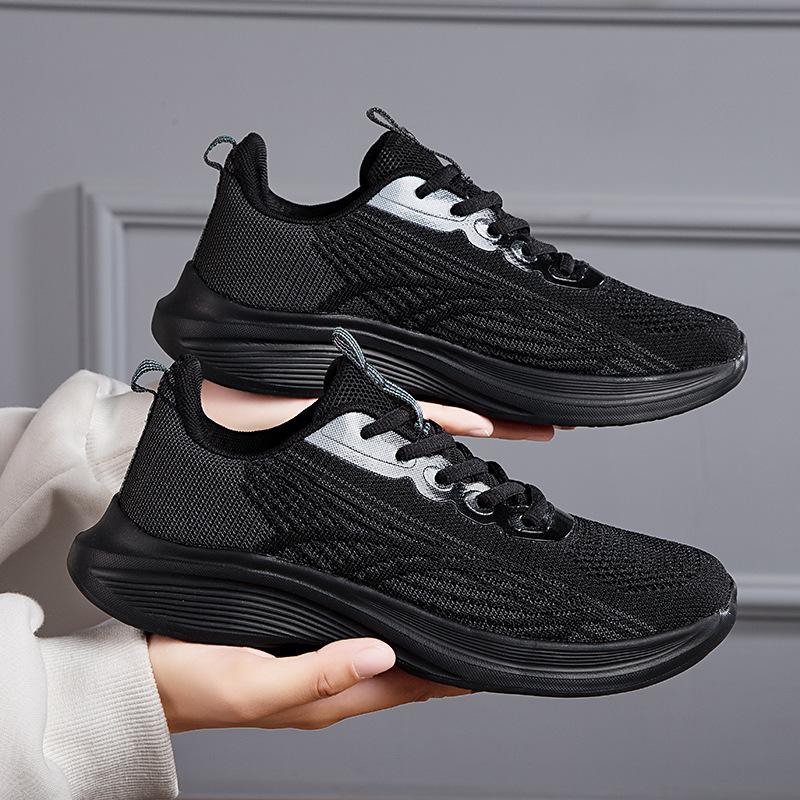 Women's shoes spring and summer new fly-woven casual shoes children breathable and comfortable casual shoes mesh women's sports shoes