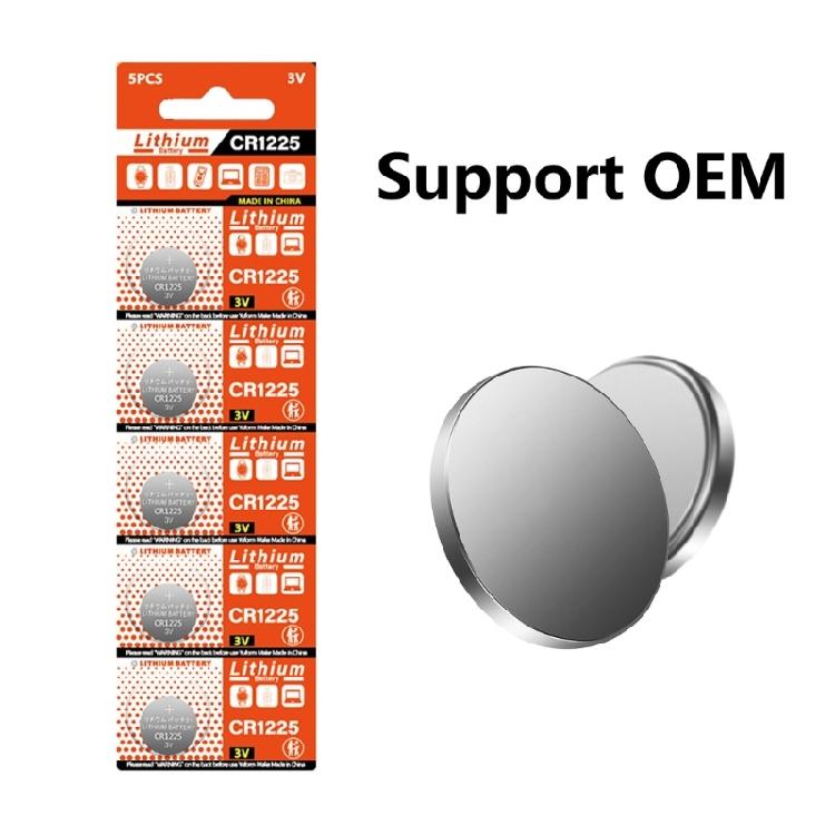 2 Sheet CR1225 Button Batteries 3V for Household Gadgets Like Alarms, Pedometers, and LED Light Stable Power Supply