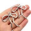10pcs Alloy Metal Bow Tie Charms Pendant DIY Jewelry Making Accessories Findings for Keychains Necklace Handmade