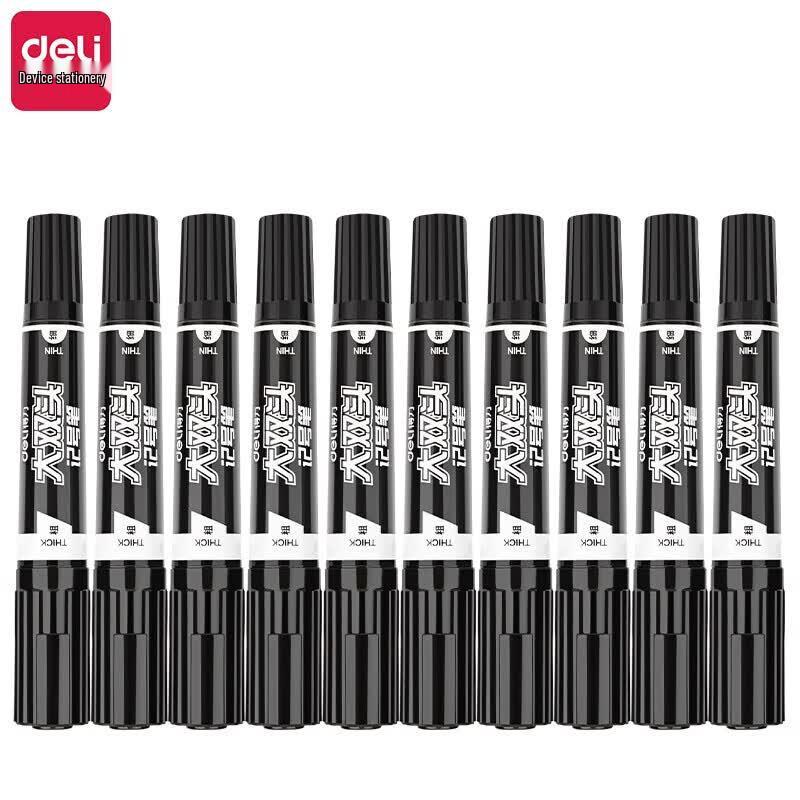 Deli S555 Double-Ended Marker Pen