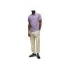 Polo Ralph Lauren Logo Embroidered Solid Color Short Sleeve Polo Shirt Men tops Light-Purple 710680784-370
