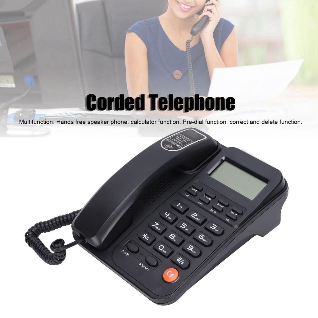 KXT2026CID   Phone   Hotel Home Fixed Landline Support 24 Ringtones(Black )
