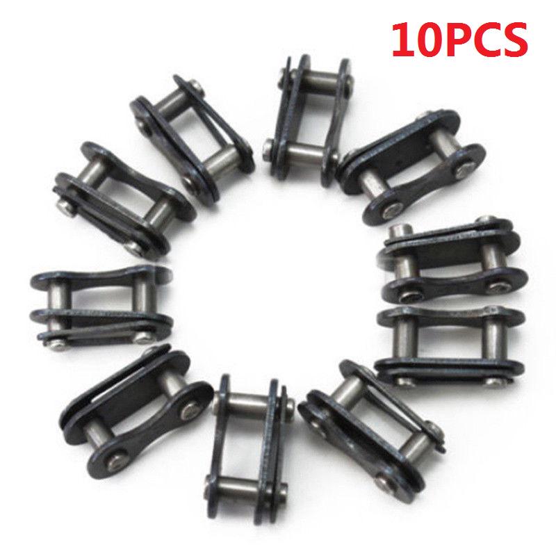 Steel Chain Joint Links 1/2 X 1/8 Black Replacement