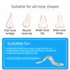 50Pcs Adjustable Nose Lifter Strips Nose Shaping Stickers  External Support Fixation