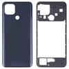 Battery Back Cover for OPPO A15/A15S/A35 with Middle Frame Rear Door Housing Replacement Parts