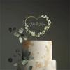 Acrylic Wedding Cake Toppers Multicolor Cake Decorative Card  Baking Ornament