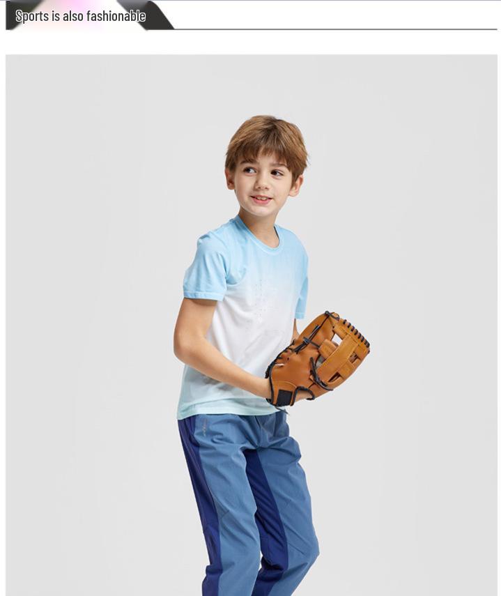 Kids' Quick-dry Summer Yoga & Sports Set - Short Sleeve