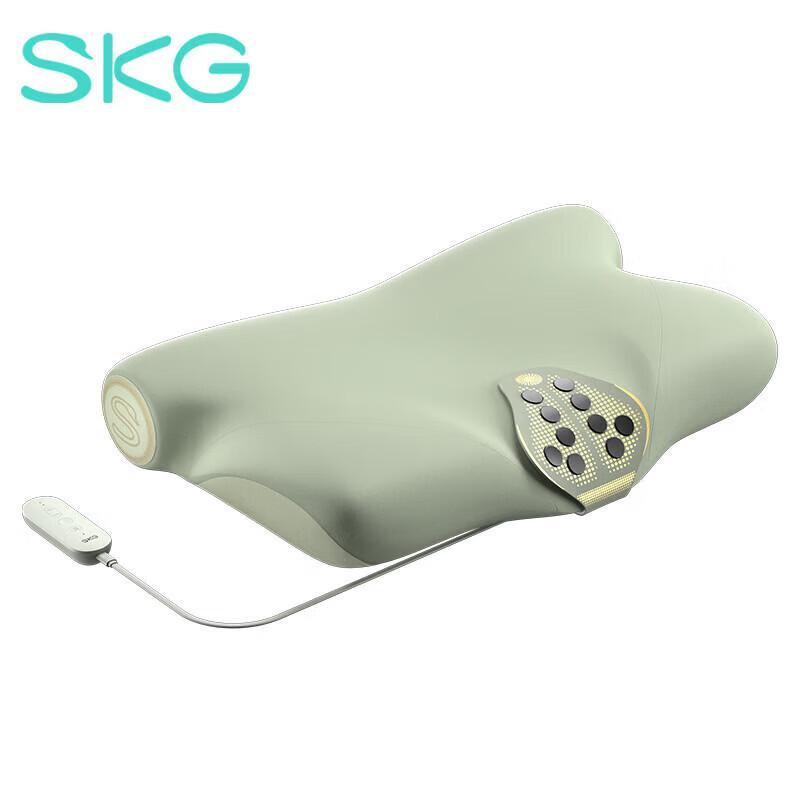 SKG Smart Neck Massage Pillow with Heat & Pulse Therapy
