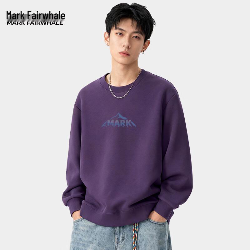 Mark Fairwhale Men's Loose Fit Vintage Crewneck Sweatshirt