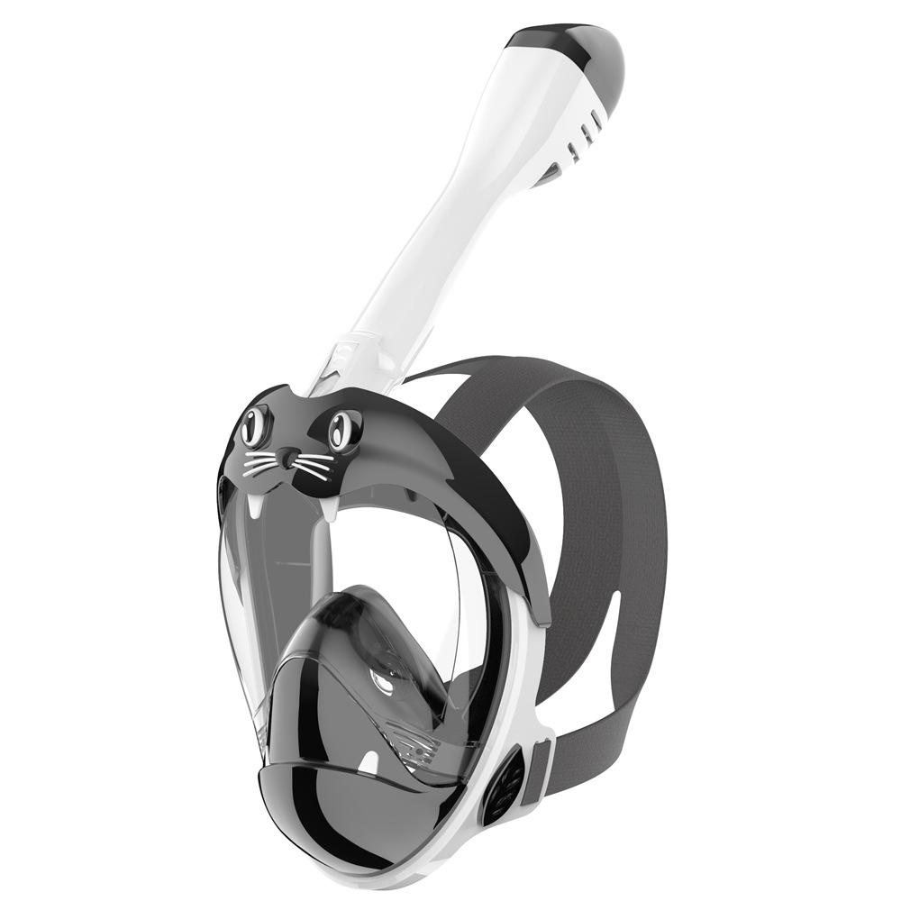 

Маска для снорклинга с двумя трубками, полностью сухая, для взрослых и детей -