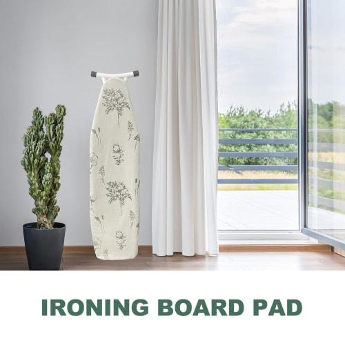 Gadpiparty Ironing Board Cover, Replacement Ironing Board Cover, Clothing Guard Protector, Boat-Shaped Ironing Board Replacement Cover, Insulated, Hea