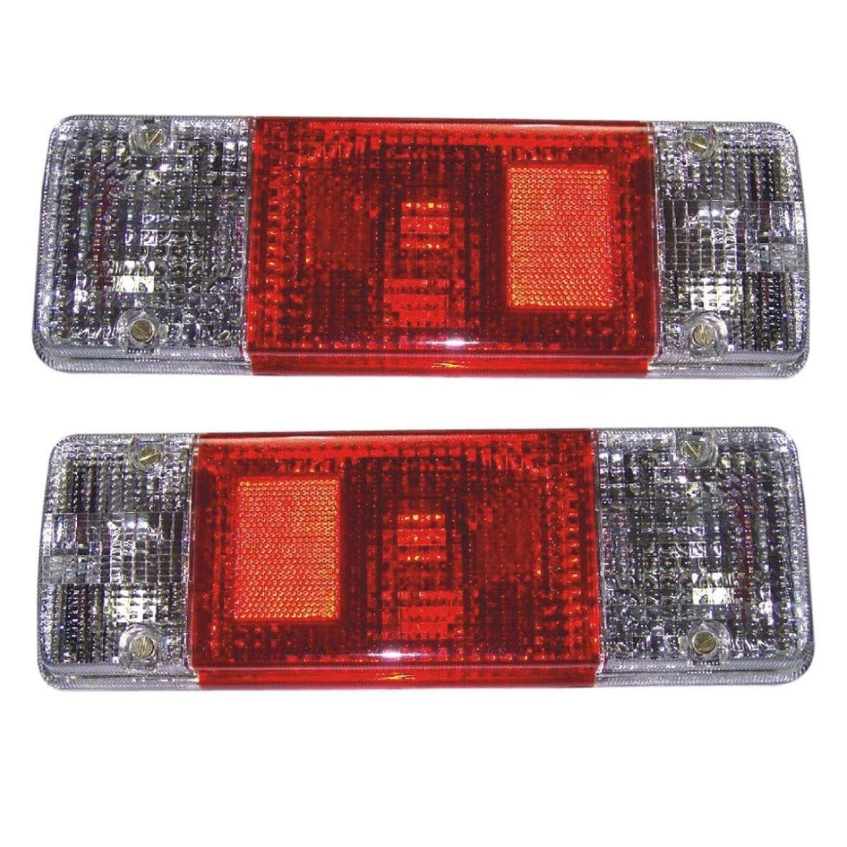 

2 pieces Tail Lamp Rear Combination Lights Assembly Tail Lamp Brake Lights Lamp with 24v Bulbs Suitable for Tata truck