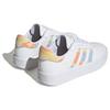 adidas Neo Court Platform Casual Slip Resistant Durable Low Top Skate Shoes Women Sneakers White Blue Orange H06298