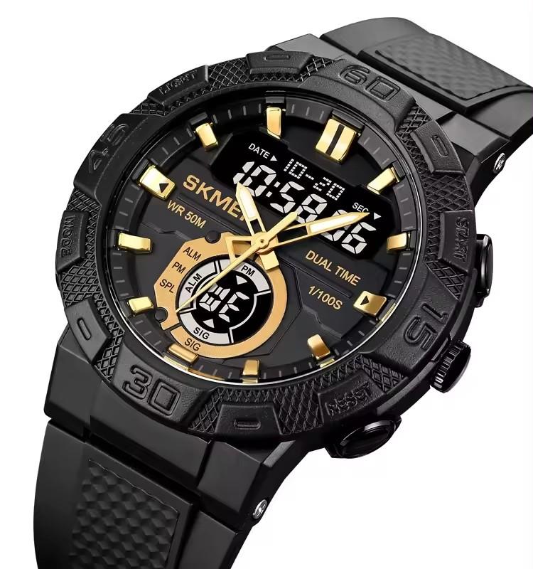 SKMEI 1881 Men's Black Resin Material Hot Sell Watches Digital Movt Multi-function Outdoor Sport Luxury Business Watch