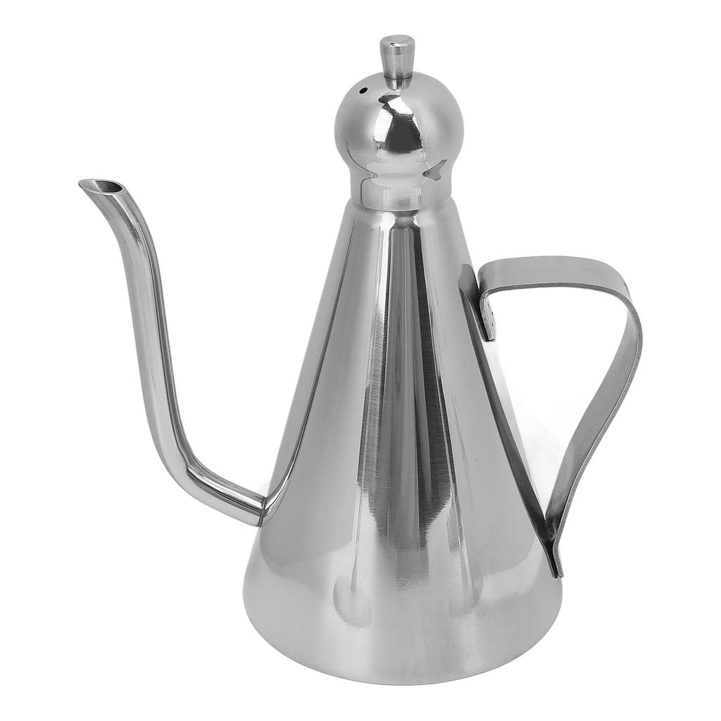 Oil Storage Can 304 Stainless Steel Leakproof Modern Easy to Clean Oil Dispenser for Olive Oil Liquid Seasoning 350ML
