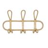 A25F-2X Rattan Wall Hooks - Kids Room Decorative Hanger, Clothes & Hat Organizer, Hanging Storage Rack A