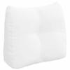 Back Cushion White 60 X 24 X 50 Cm Fabric